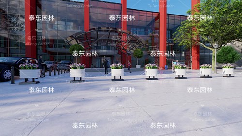 弧形護欄花箱
